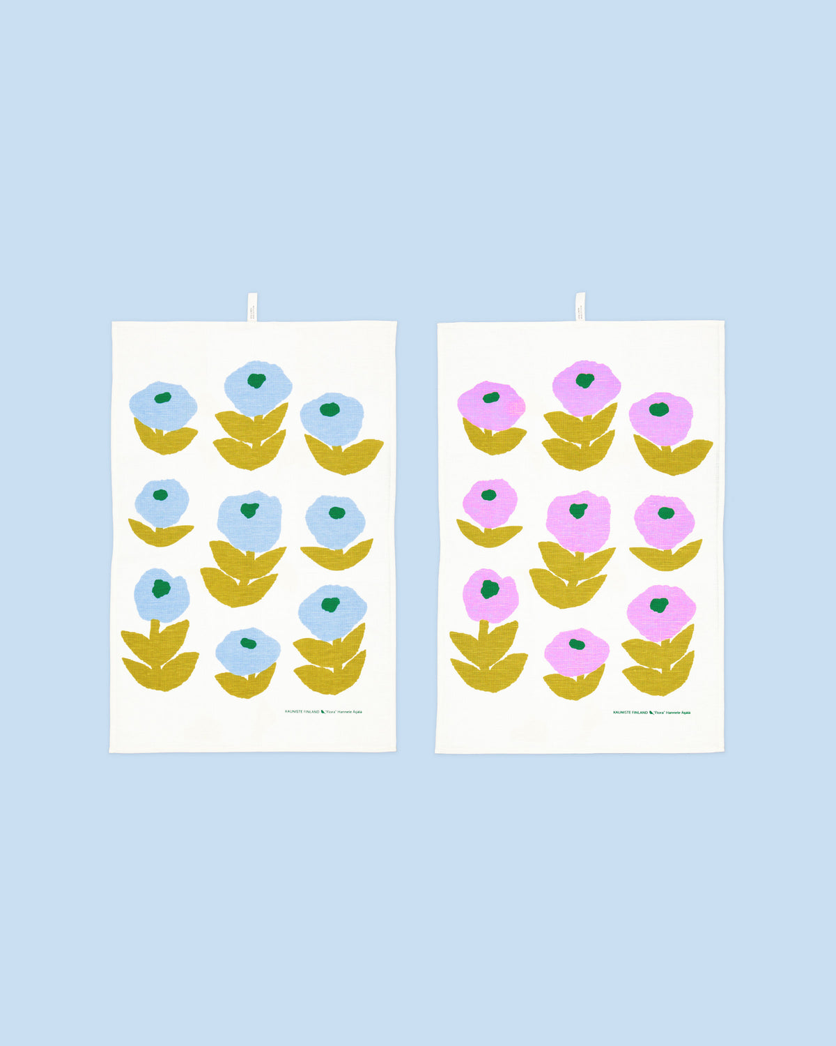 Flora Pink Kitchen Towel