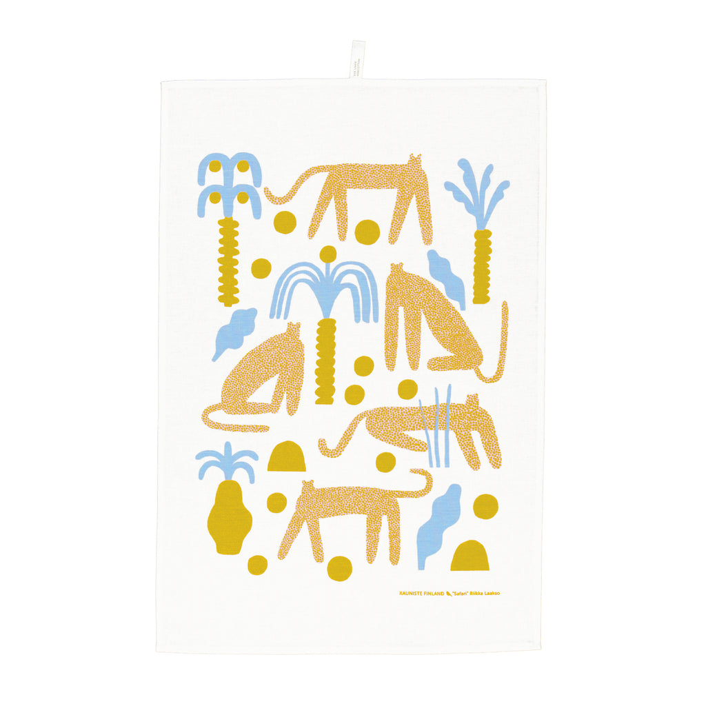 Safari Yellow Kitchen Towel