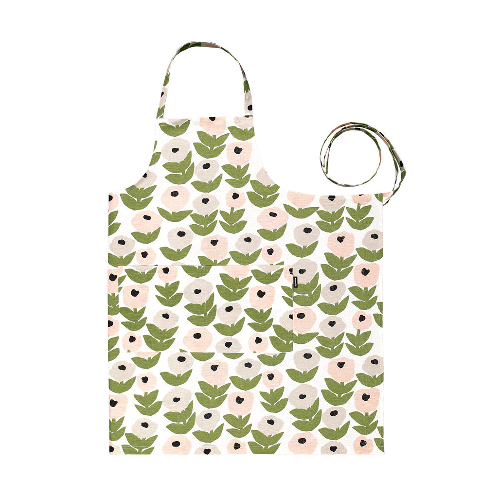 Flora Grey Apron